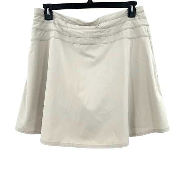 Athleta Size 14 Skort White Tennis Golf Mini Skirt Shorts Pull On Activewear - Picture 2 of 5